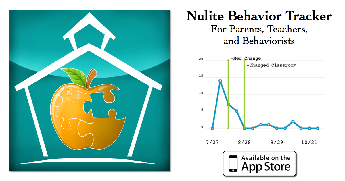 Behavior Data Tracker iOS app screenshot