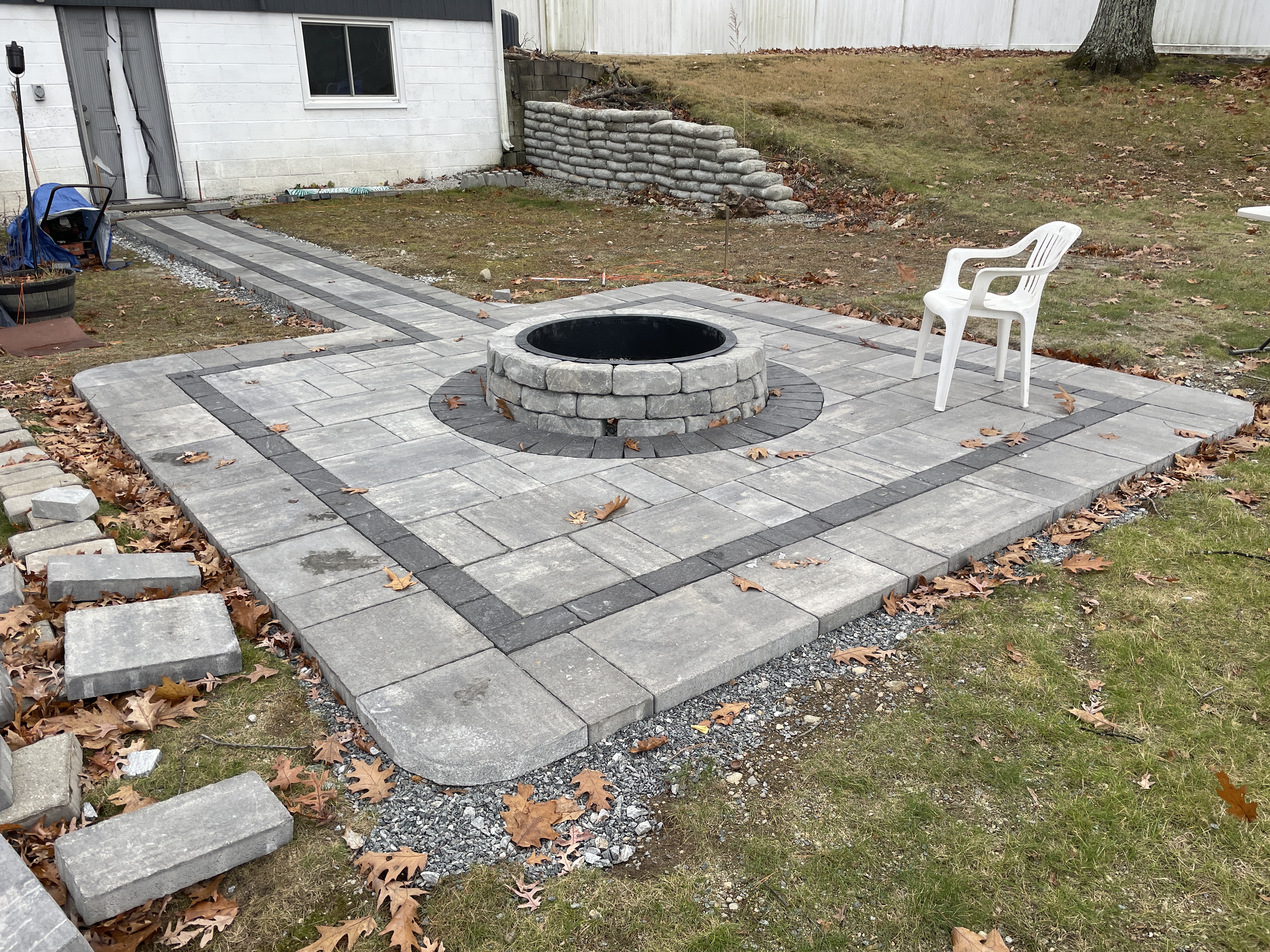 DIY Firepit and Patio Project