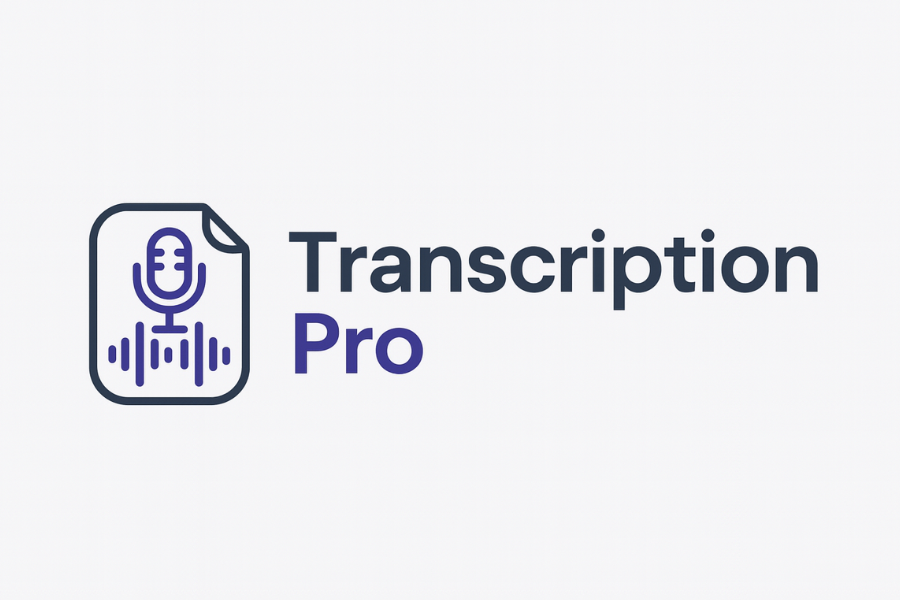 Transcription Pro dashboard interface