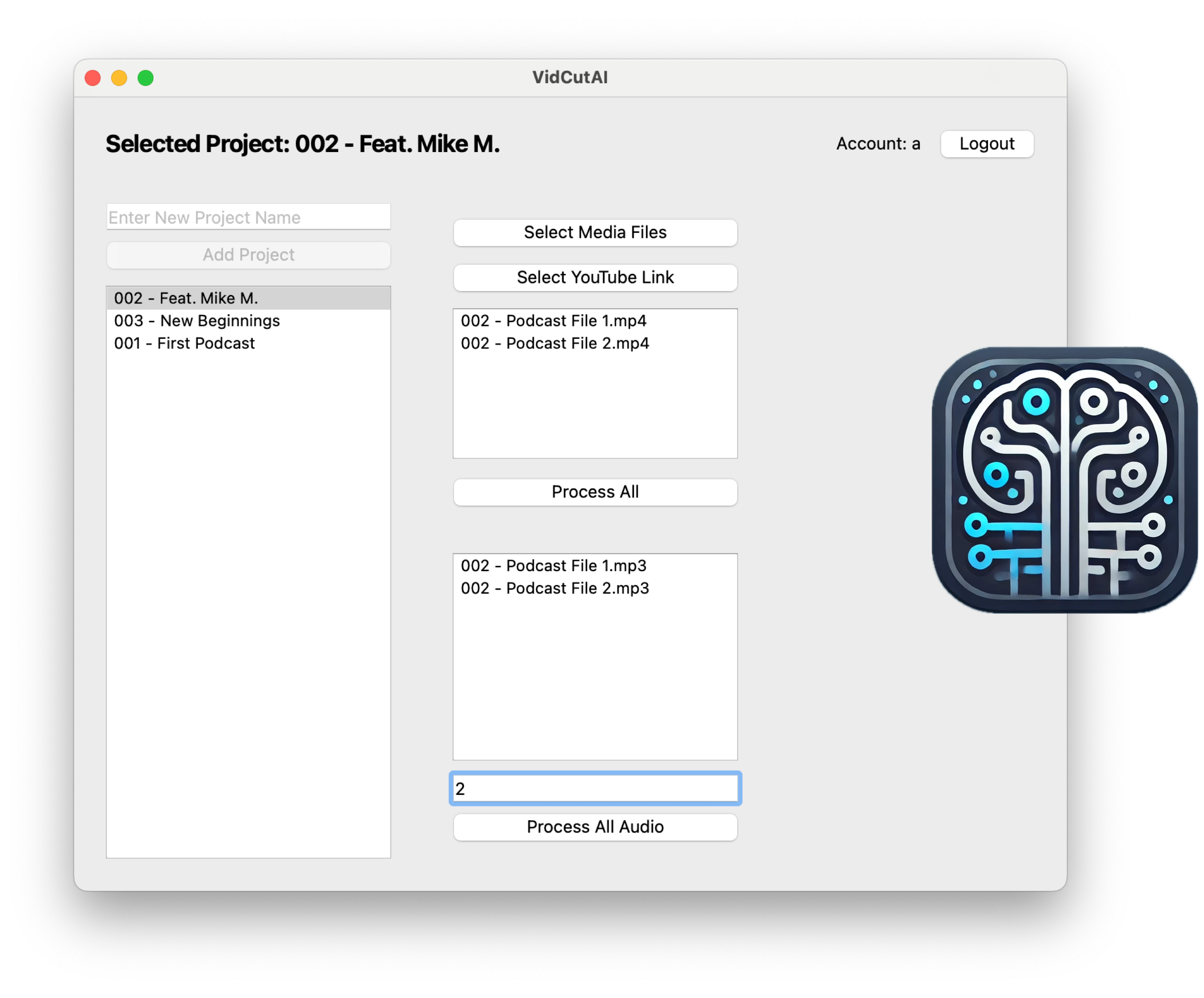 VidCutAI system diagram
